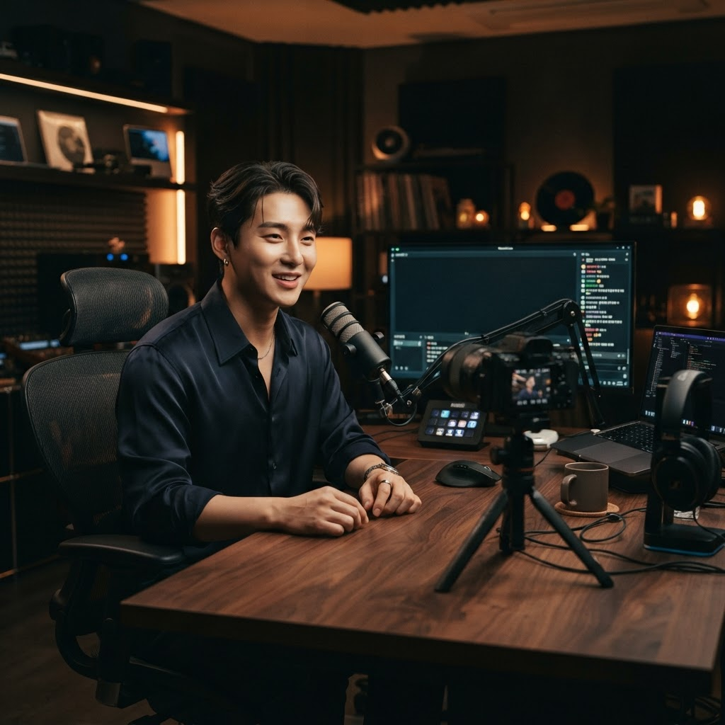 전문 스튜디오에서 활동하는 크리에이터